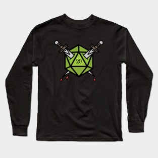 D20 Dice of the Rogue Long Sleeve T-Shirt